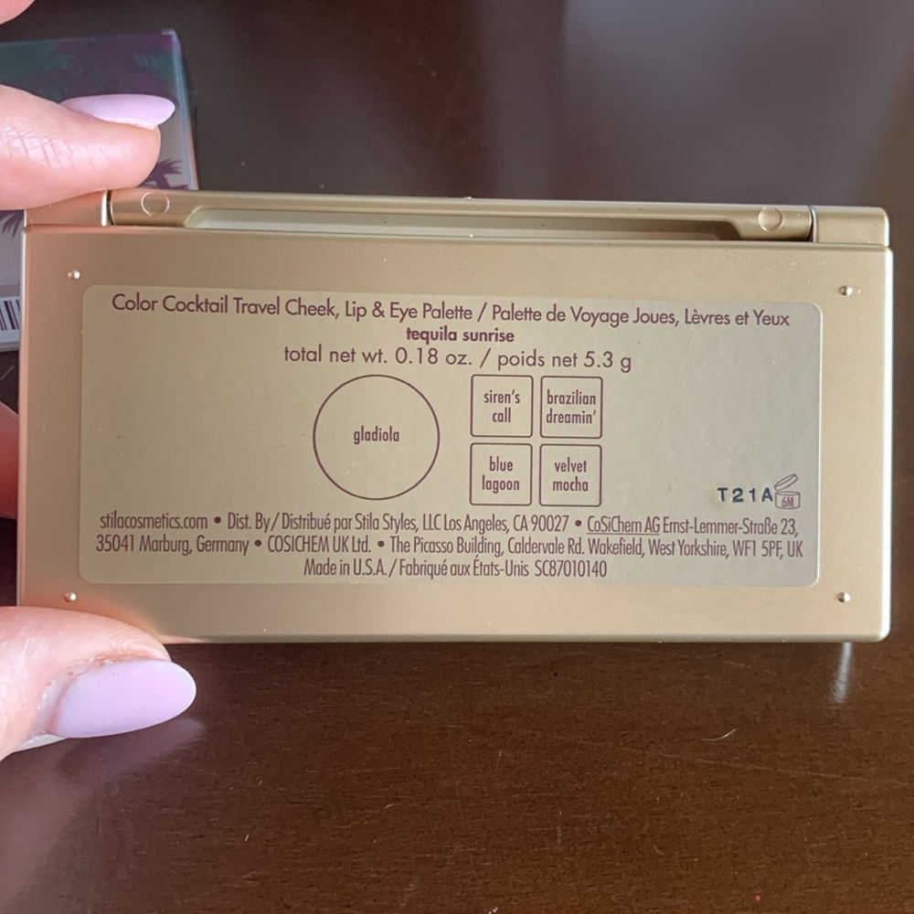 Stila Color Cocktail cheek, lip, eye palette NEW - Picture 6 of 9